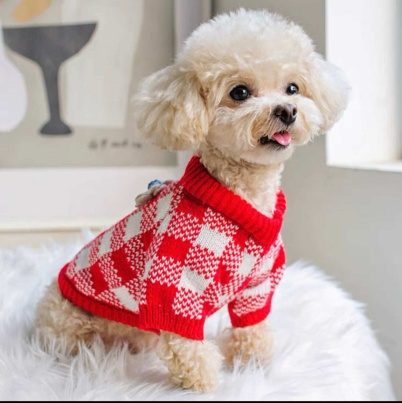 Flower Knit Sweater